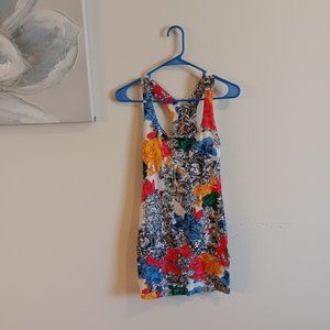 Multicolor mini dress
